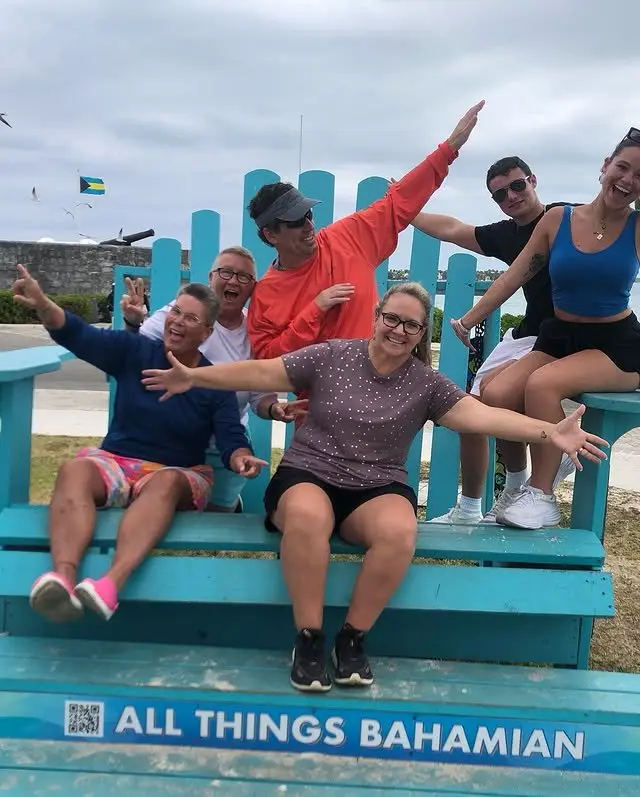Guests enjoying a colorful local Nassau stop